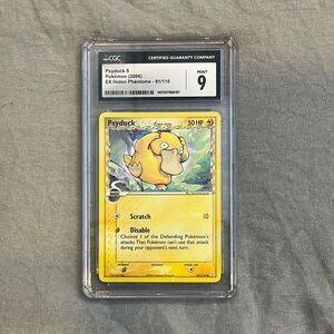 CGC Graded mint 9 Psyduck Pokémon 81/110